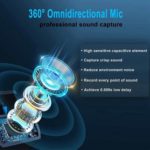 Lot de 2 microphones Lavalier sans fil, avec boîte de chargement portable, Plug-and-Play, iOS et Android – Image 10