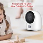 Mini radiateur électrique à 2 vitesses, portable, 400W, 220V – Image 2