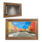 Ecran miroir 22 pouces avec cadre, magique TV, étanche, Wifi, LG Webos, Smart Mirror pour zone humide