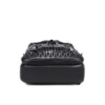 Sac à dos en cuir PU épais, Crâne 3D, décontracté, grande capacité, noir – Image 7