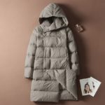 Doudoune longue à capuche, surdimensionnée, épaisse et décontractée
