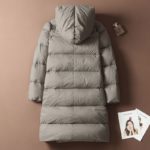 Doudoune longue à capuche, surdimensionnée, épaisse et décontractée – Image 6