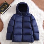 Parka en duvet de canard blanc, doudoune à capuche, hiver – Image 6