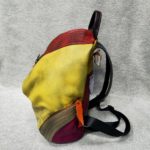 Sac à dos en cuir véritable, multicolore, grande capacité – Image 5