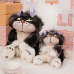 Peluche chat Lucifer, dessin animé, de 18 à 42 cm – Image 5