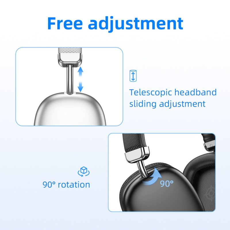 Casque stéréo sans fil, Bluetooth 5.3, 40 heures, 20 - 20000Hz – Image 4