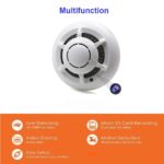 Détecteur de fumée avec caméra espion, Wifi, 1080P, alarme de fumée, avec carte SD 64GB – Image 7