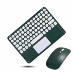 Clavier magnétique ultra fin et souris sans fil, QWERTY, pour tablette, ordinateur portable, iPad – Image 2