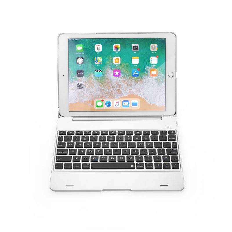 Coque de protection 2 en 1 avec clavier sans fil, pour iPad Air 1, iPad Air 2, iPad Pro 9.7, QWERTY – Image 3