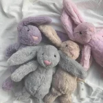 Peluche de lapin doux et mignon, longues oreilles, 30 à 45 cm – Image 3