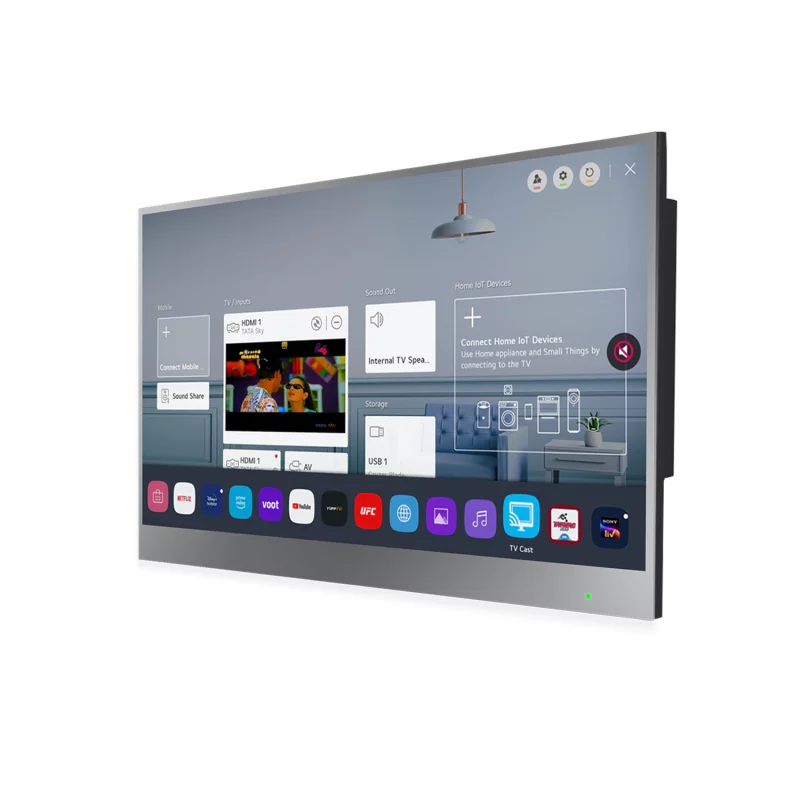 Ecran miroir 22 pouces avec cadre, magique TV, étanche, Wifi, LG Webos, Smart Mirror pour zone humide – Image 6