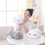 Peluche Chat couché, doux oreiller, Kawaii, de 35 à 65 cm – Image 2