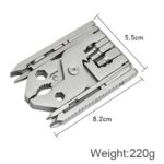 Pince multifonction pliable, 25 en 1, multi-outils en acier inoxydable – Image 5