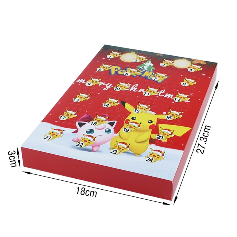 Calendrier de l’avent, Pokémon, Noël, compte à rebours pour enfant, 24 pièces – Image 6
