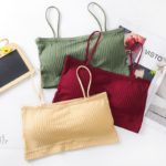 Top sans manches, haut bandeau, avec bretelles