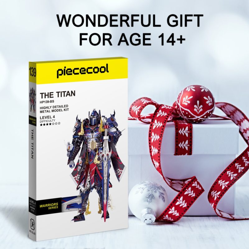 Kit de construction 3D en acier inoxydable, Titan, 157 pièces – Image 7