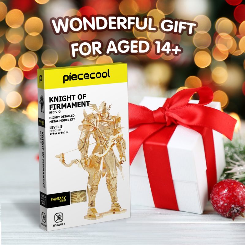 Kit de construction 3D en acier inoxydable, Knight of Firmament, 134 pièces – Image 6