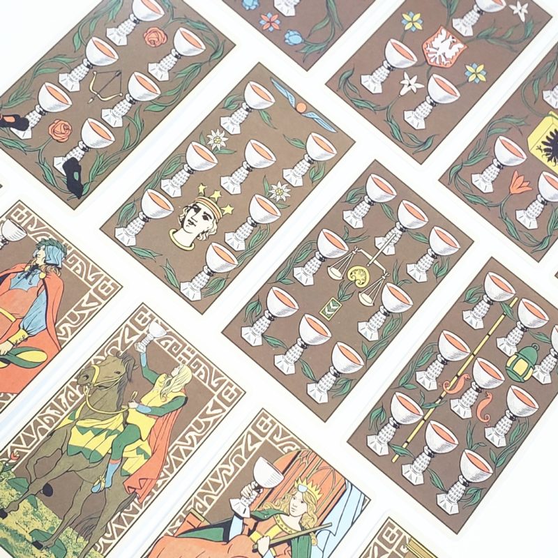 Cartes de Tarot, Oswald Wirth, divination et symbolisme,  12x7cm, 78 cartes – Image 7