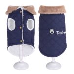 Vêtement d'hiver imperméable pour petit chien, avec col en fourrure – Image 5