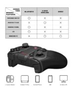 Manette de jeu sans fil G4 Pro, Bluetooth, pour Nintendo Switch, Android, iPhone, PC, ABXY magnétique – Image 13