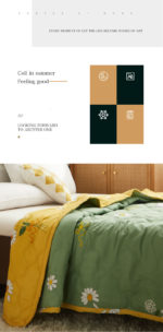 Couette imprimée, lavage mécanique, douce et confortable – Image 12