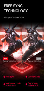 Moniteur Gaming, écran IPS 30", 2560x1080, 200Hz, 350cd/m², 1ms – Image 18