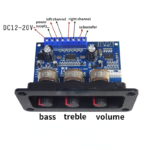 Amplificateur audio 2.1, Bluetooth 5.0, 2x25W + 50W, PCB, DIY – Image 3