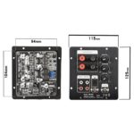 Amplificateur audio 2.1, Bluetooth 5.0, TPA3116, 2x50W + 100W, PCB, DIY – Image 4