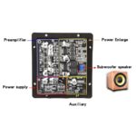 Amplificateur audio 2.1, Bluetooth 5.0, TPA3116, 2x50W + 100W, PCB, DIY – Image 3
