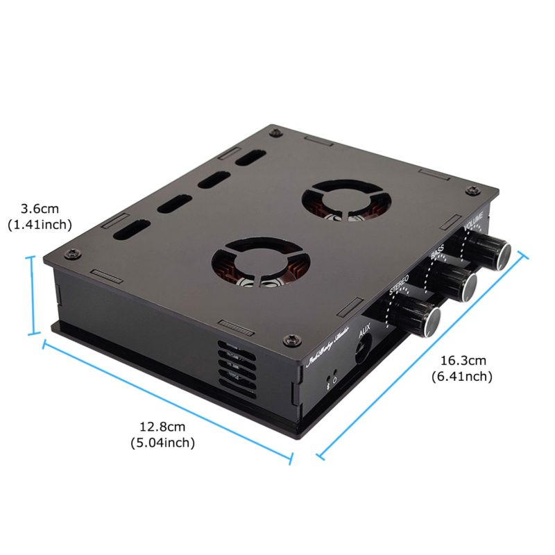 Amplificateur audio 2.1, BT 5.0, 2x160W + 220W, TDA7498E, TDA7498E, AUX, DIY – Image 7