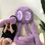 Peluche de pieuvre géante douce, longues tentacules, de 160 à 200 cm – Image 4