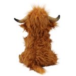 Peluche de vache des hautes terres douce, 29 cm – Image 4