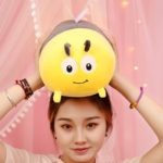 Peluche de coccinelle colorée, abeille, douce et confortable, oreiller, de 40 à 60 cm – Image 7