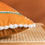 Housse de coussin décorative brodée, style Berbère Maroc, luxueuse et élégante, 45 x 45 cm – Image 5