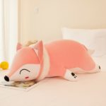 Peluche de renard couché, douce et confortable, oreiller, de 35 à 90 cm – Image 8