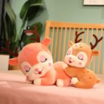 Peluche de petit cerf endormi, mignon Kawaii, de 20 à 40 cm – Image 2