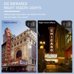 Caméra d'action portable 1080P, WiFi, enregistrement en boucle, vision nocturne, avec carte SD 32GB – Image 3