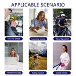 Caméra d'action portable 1080P, WiFi, enregistrement en boucle, vision nocturne, avec carte SD 32GB – Image 6