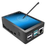 Écran tactile 3.5 pouces, TFT, avec boîtier ABS et Stylo, pour Raspberry Pi 4 B
