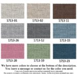 Rideau occultant en lin, solide et imperméable, 1 pièce – Image 11