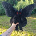 Peluche de papillon de nuit, L'homme-papillon, gothique, 20 cm – Image 2