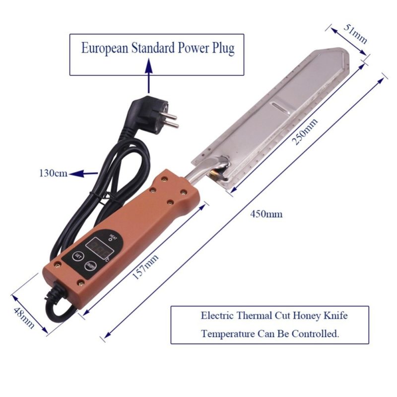 Couteau électrique, température réglable pour coupe-miel, coupe-cire, outil pour l'apiculture – Image 5