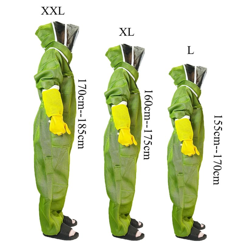 Combinaison en tissu 3D avec gants anti-morsure pour apiculteur, vêtements respirants – Image 1