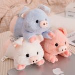 Peluche d'animaux coquins et mignons, chien, cochon, agneau, 22 cm