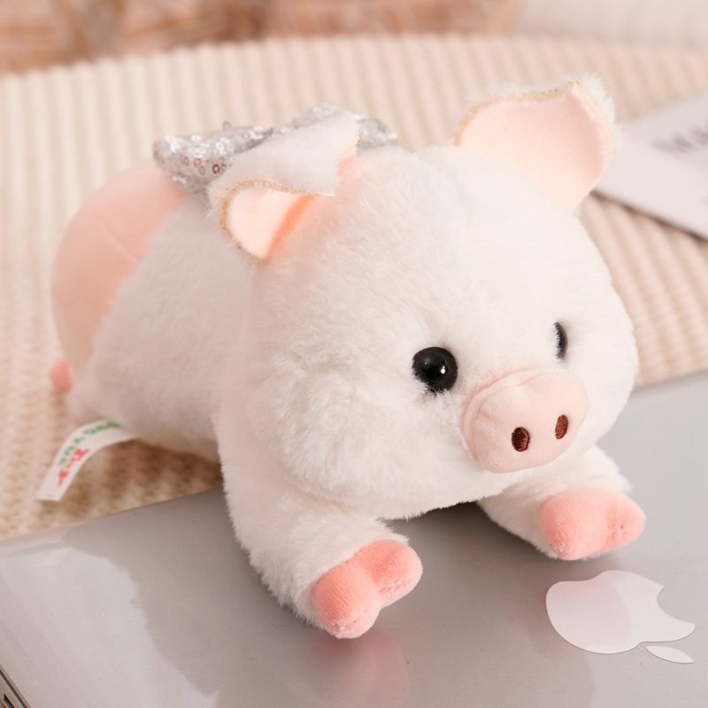 139639-qjbf9k.jpg Peluche d'animaux coquins et mignons, chien, cochon, agneau, 22 cm – Image 3