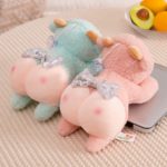 Peluche d'animaux coquins et mignons, chien, cochon, agneau, 22 cm – Image 4