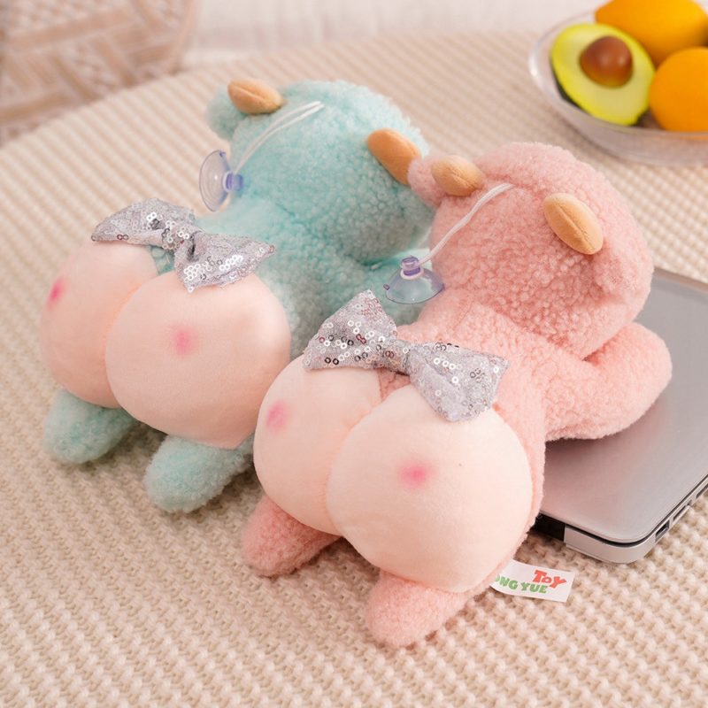139639-sivaiv.jpg Peluche d'animaux coquins et mignons, chien, cochon, agneau, 22 cm – Image 4