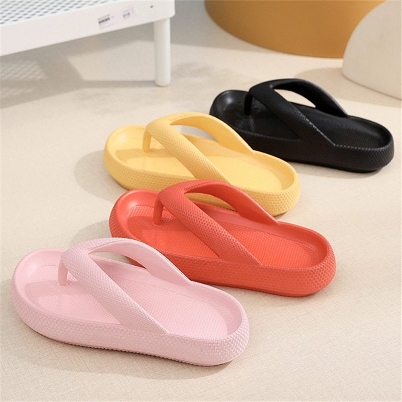 Tongs à semelle souple EVA, antidérapantes, épaisseur de 4 cm
