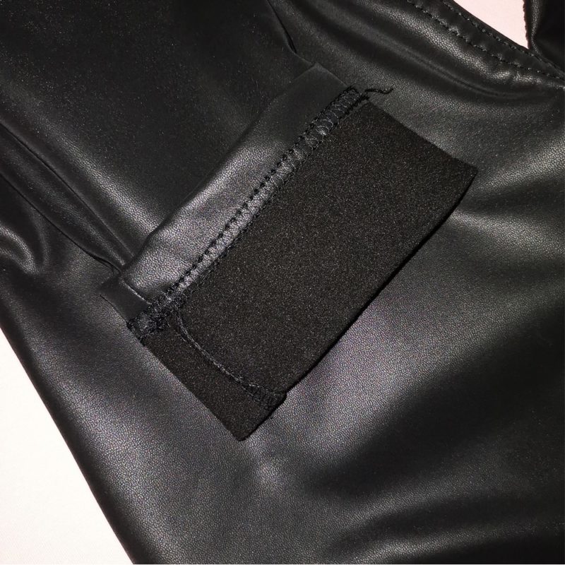 H947979f423fd41c7abd6828faaf27f69C Legging en similicuir pour femme, pantalon Salsa Push Up, noir mat – Image 7