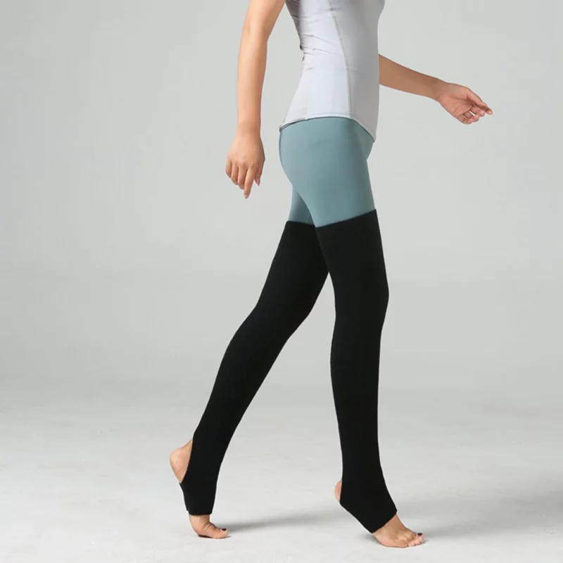 Paire de chaussettes longues de danse, taille unique, 75 cm – Image 3